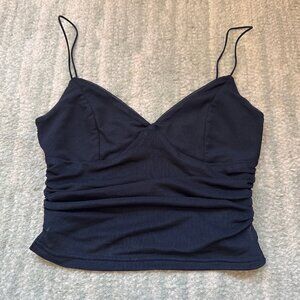 Tiger Mist Black Mesh Tank Top